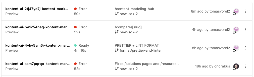 Building your site with Vercel