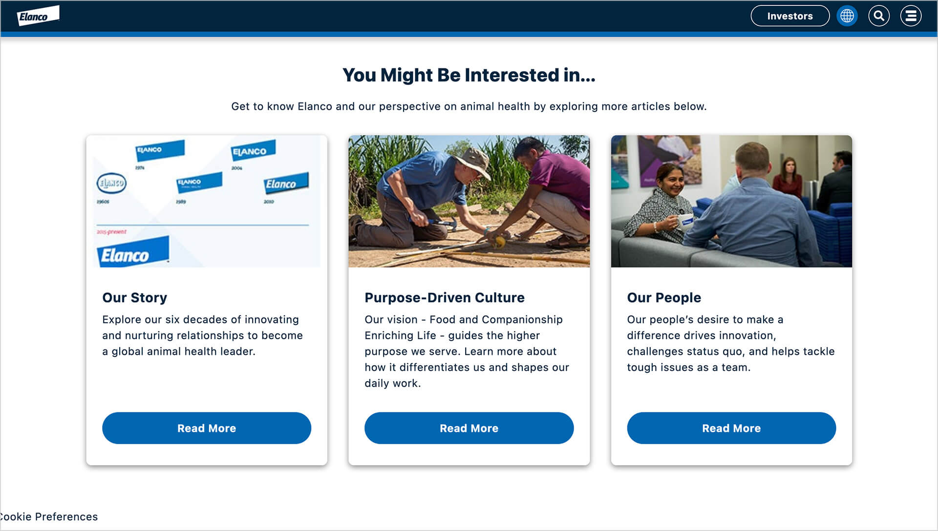 A headless architecture helps Elanco publish content across all their sites.