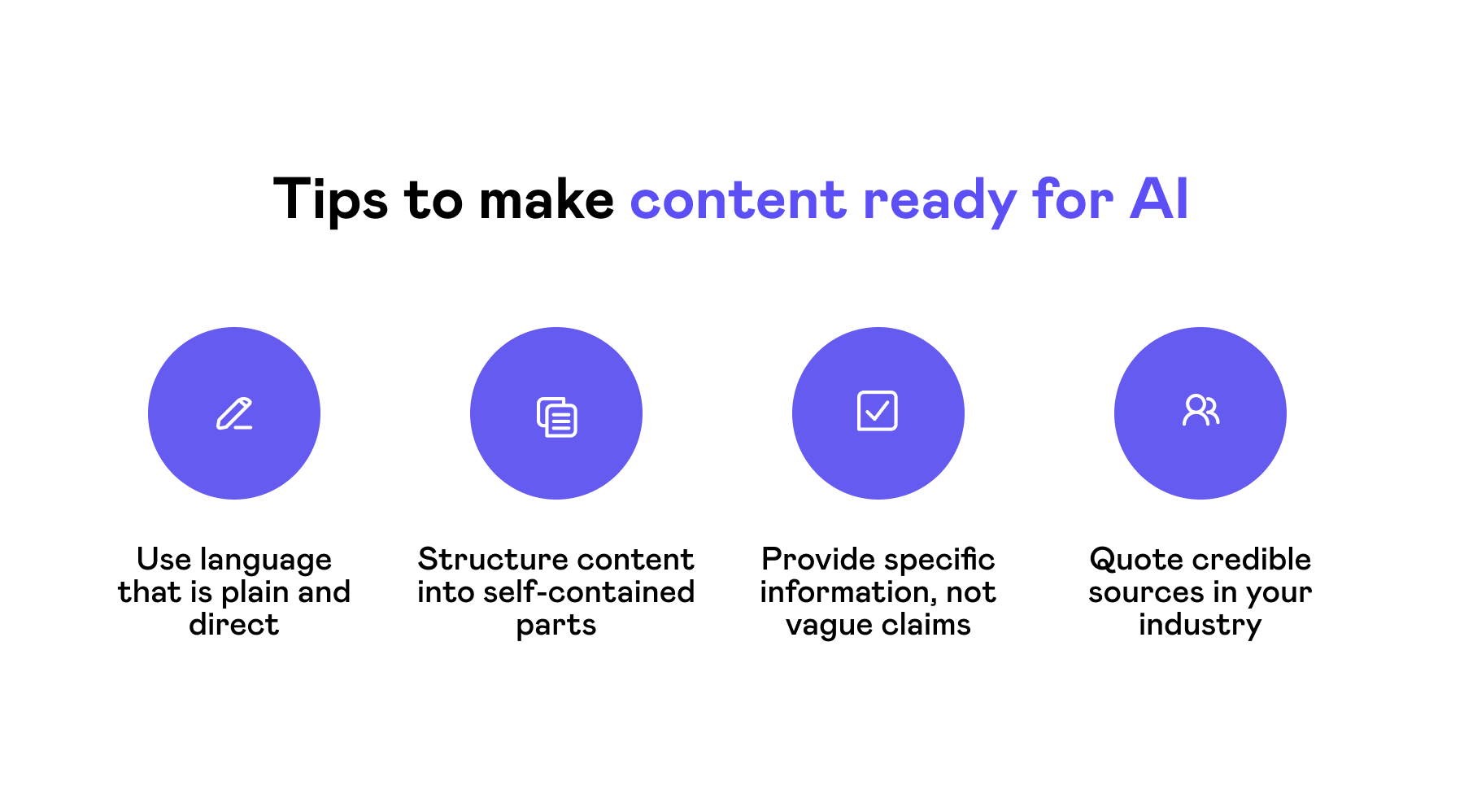 Tips to make your content ready for AI