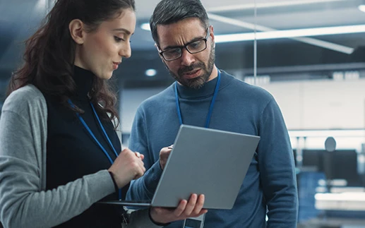 Copywriters discussing generative AI