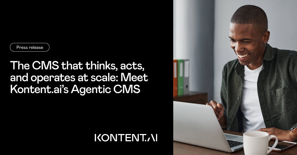 Meet Kontent.ai’s Agentic CMS | Kontent.ai