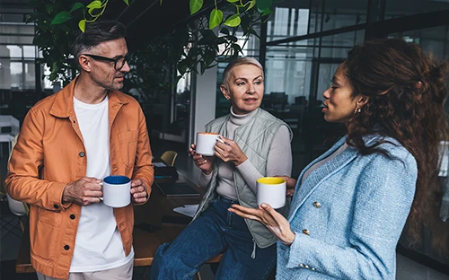 Content writers talking about AI-generated content