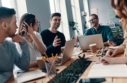 Manage content and assets across multiple teams and channels