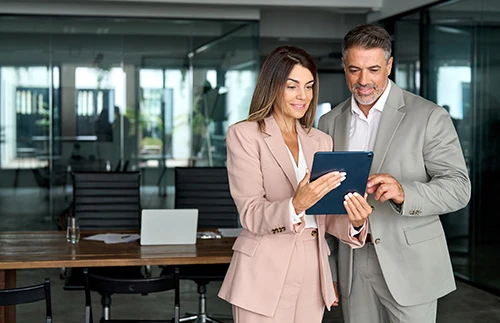 colleagues choosing the best headless CMS for enterprises