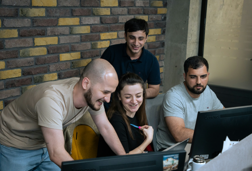 Developers working together