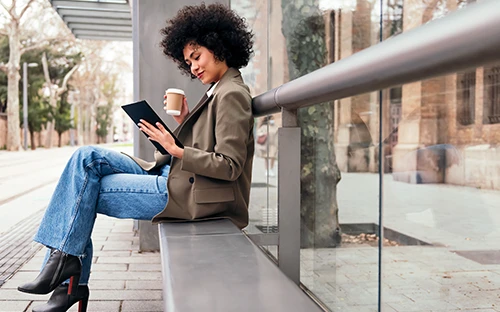 Marketer reading about headless CMS trends